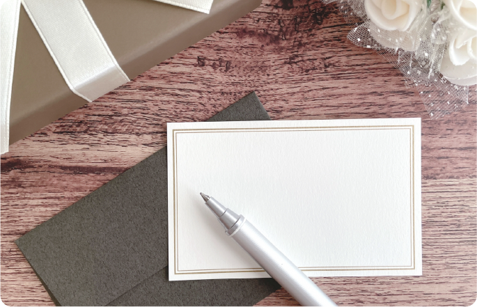 メッセージカードについて